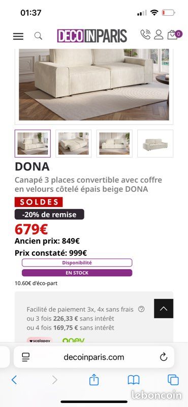 Canapé scandinave (image 10)