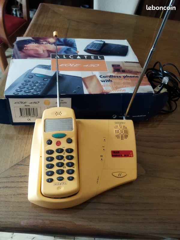 Téléphone Alcatel jaune (image 2)