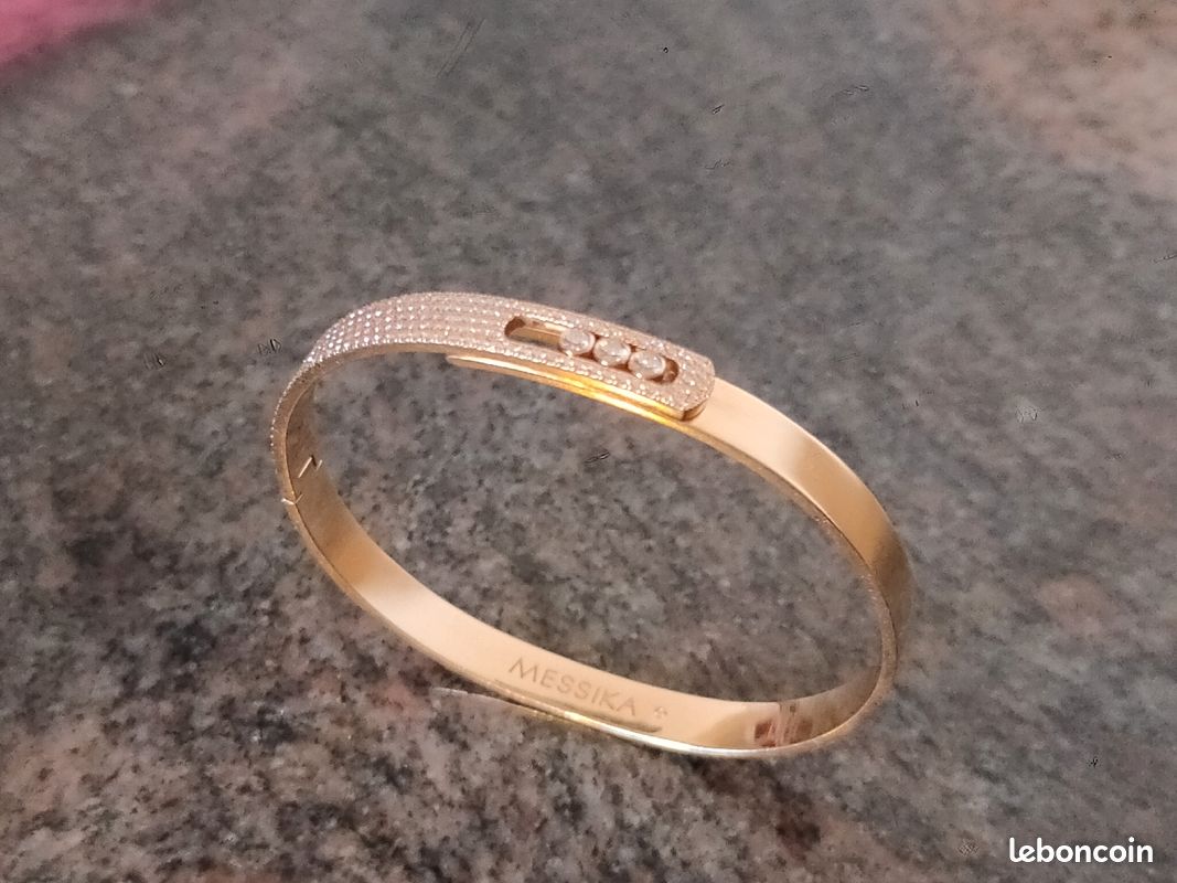 Bracelet en or avec diamants (image 1)