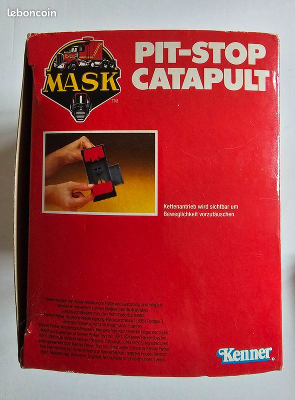 MASK M.A.S.K Pit stop catapult complet en boîte (sans insert), notice (image 17)