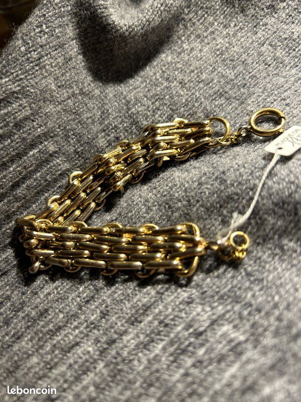 Bracelet plaqué or vintage (image 2)