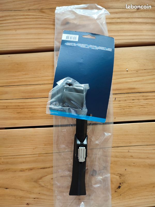 BBB Unikick Clampmount Béquille Vélo Unisexe Réglable 26/29 Pouces - Support Stable Noir