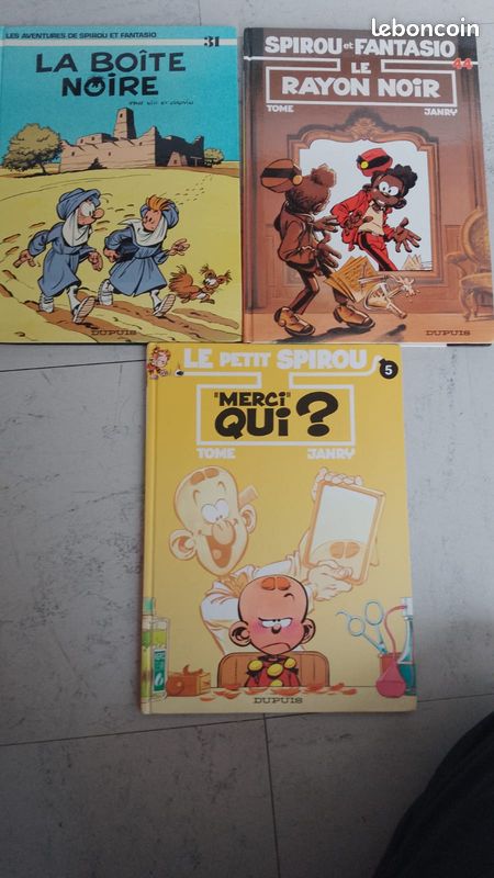 3 BD : 2 BD Spirou et Fantasio et 1 BD le petit Spirou (image 1)