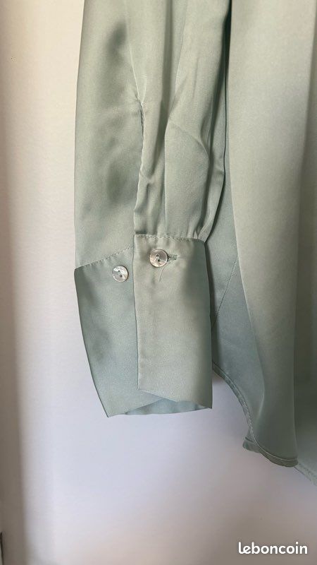Chemisier satin Zara taille L (image 3)