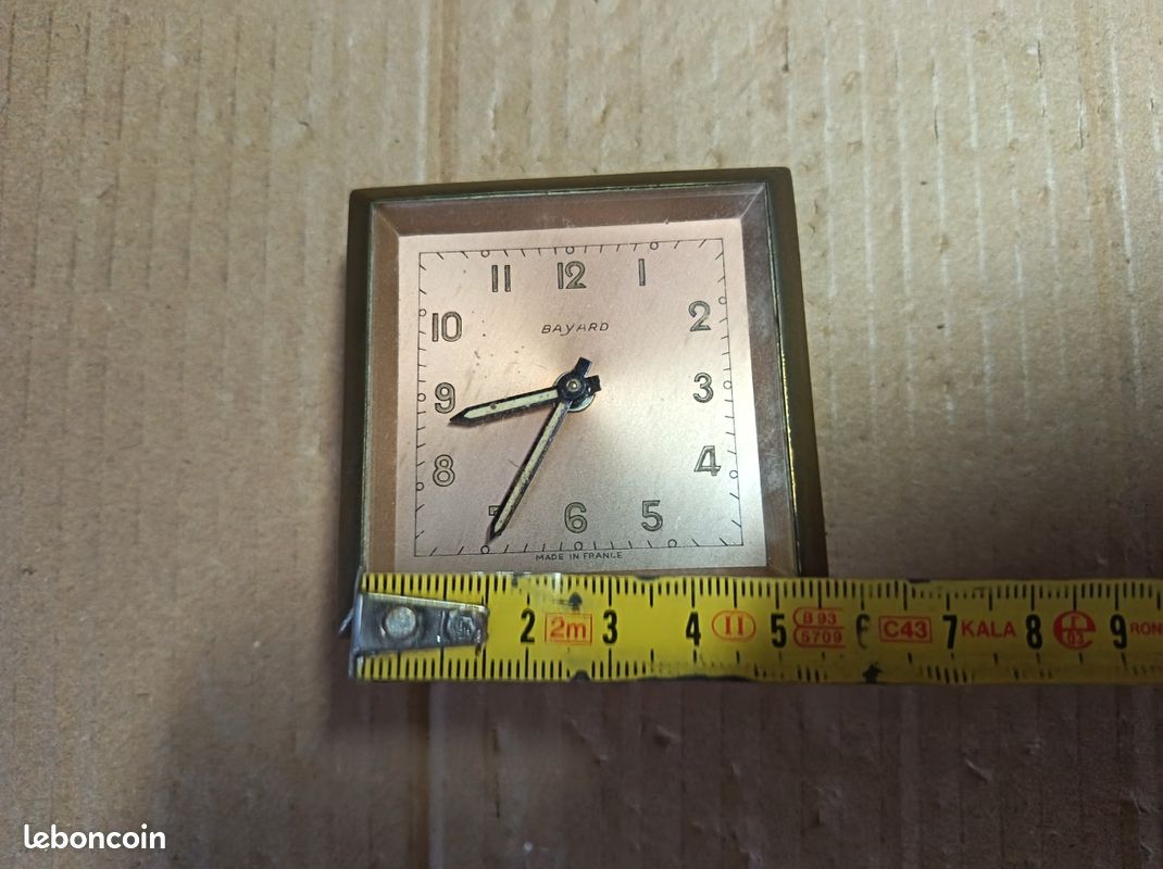 Ancienne pendulette BAYARD fonctionnelle mais à réviser montre reveil (image 8)
