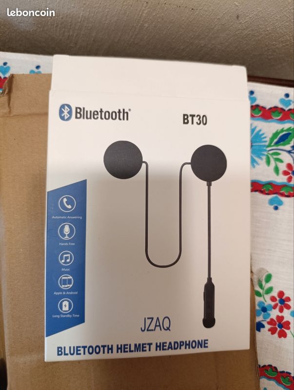 Casque modulaire bluetooth moto neuf (image 2)