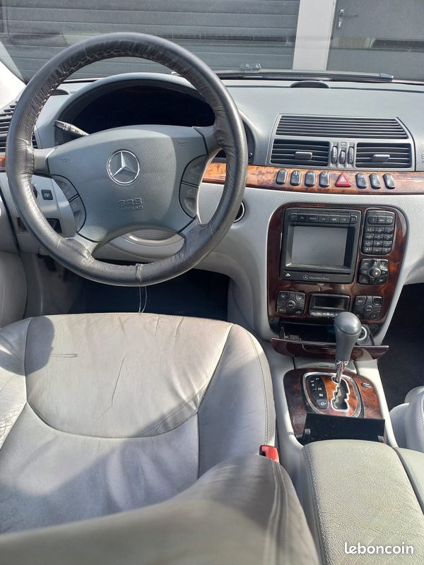 Mercedes classe S année 2000 roulante - S320 boite auto 3.2i 224cv mécanique OK dans l'état (image 3)