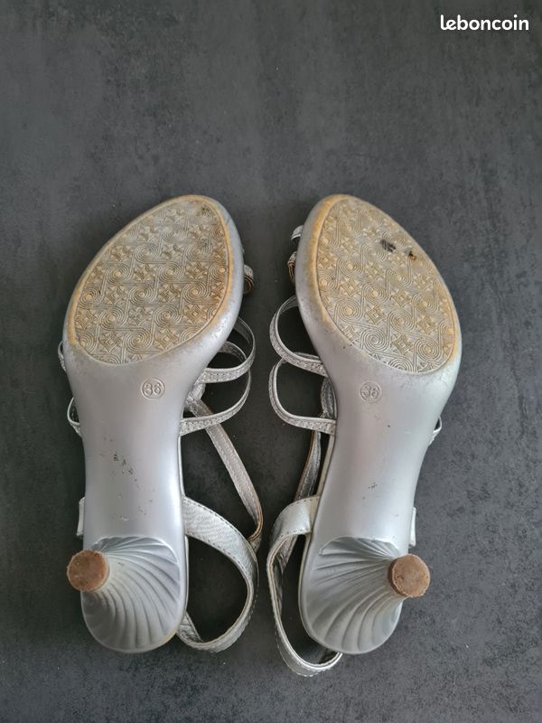 Escarpins gris Lady Glam (image 9)