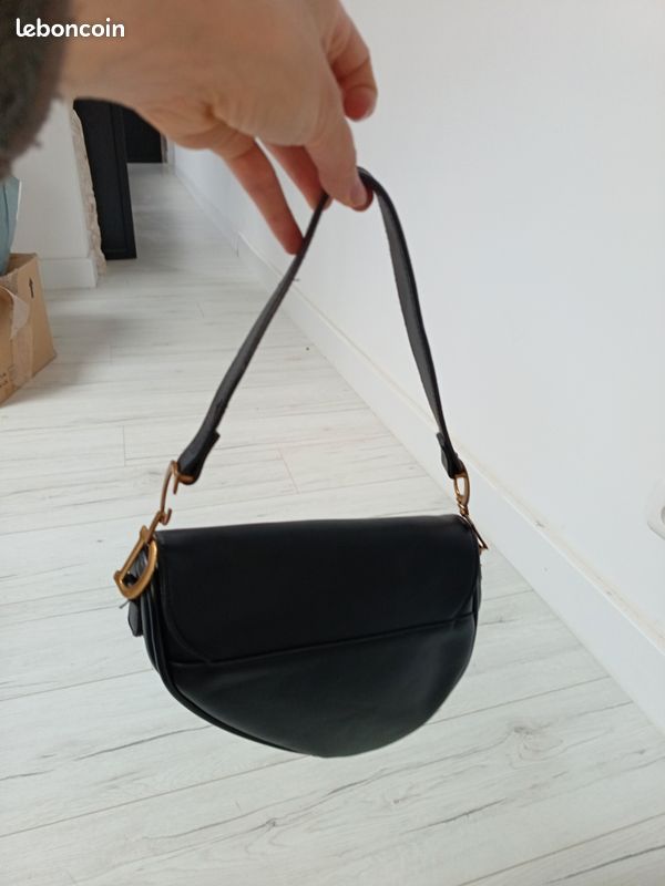Sac saddle noir (image 2)