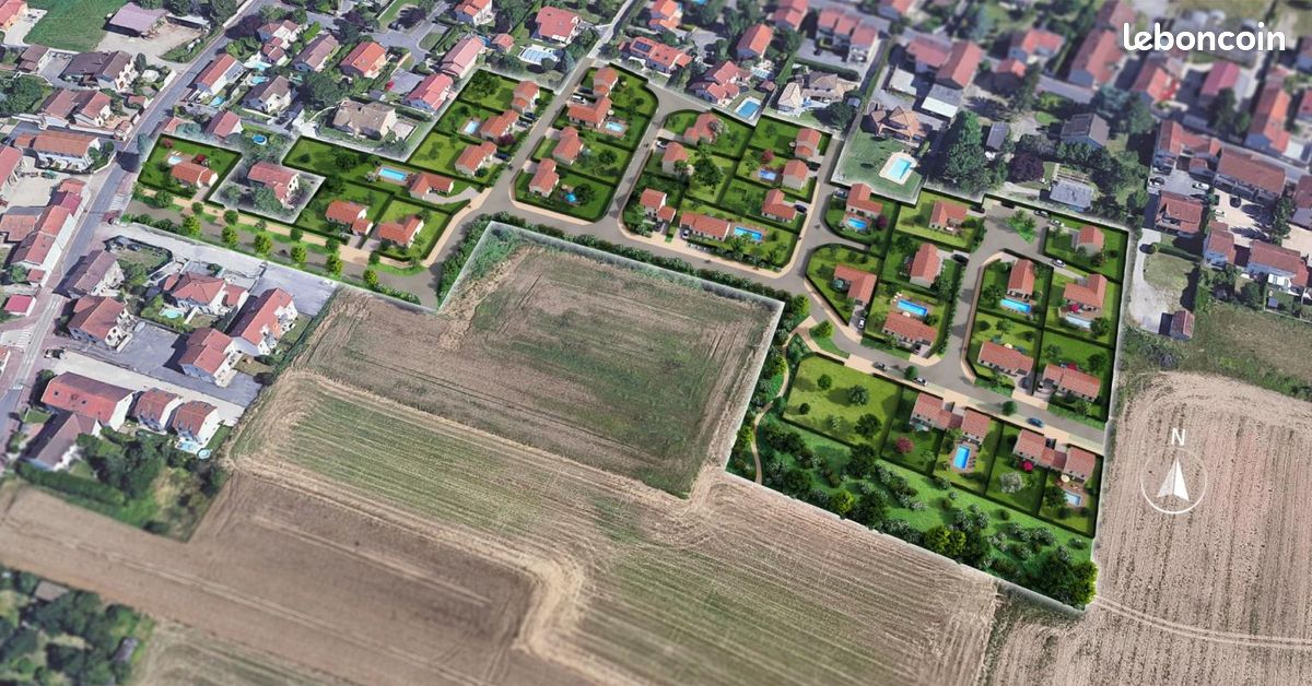 Terrain 498 m² Genas · 299 000 €