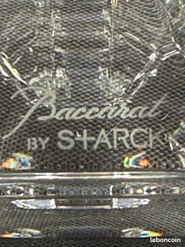 [ accidents ] Bougeoir Baccarat Philippe Starck cristal Harcourt (image 4)