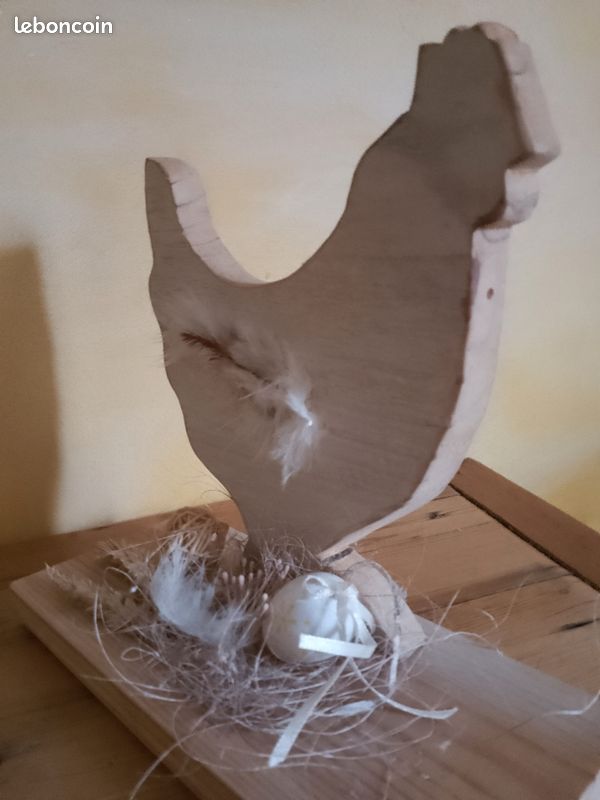 Poule en bois (image 4)