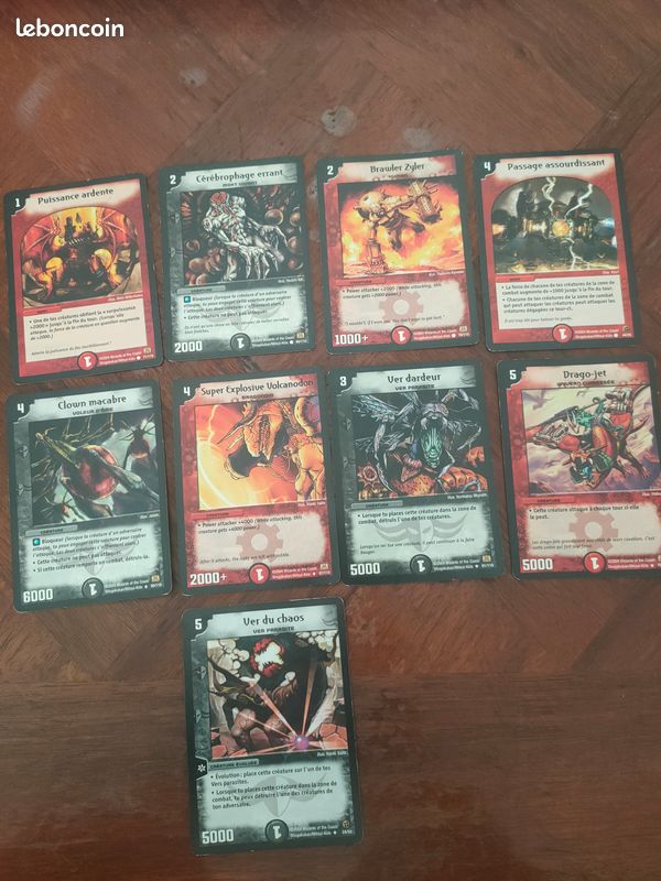 Lot 9 Cartes Duel Masters 2004 (image 1)