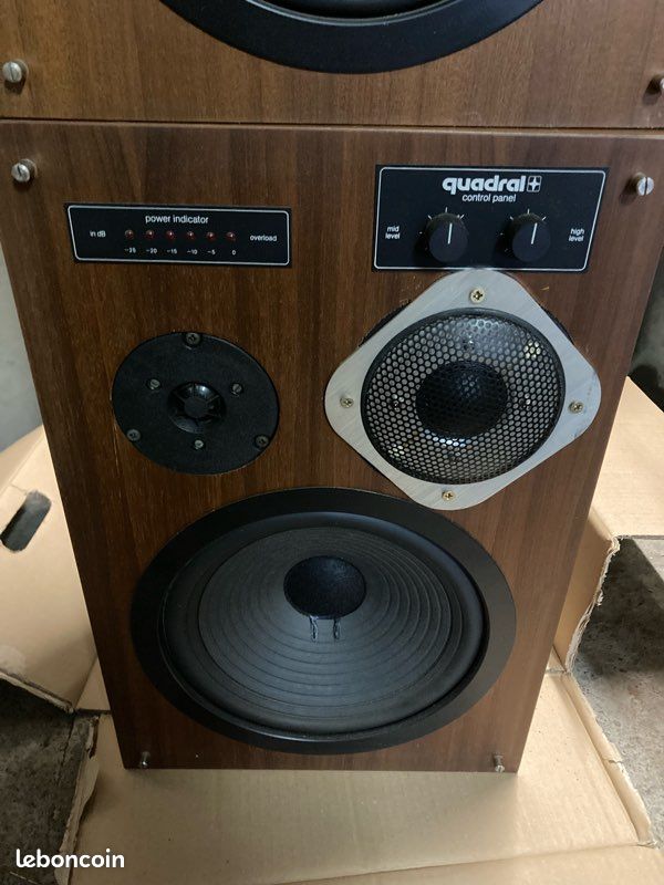 Paire D'enceintes Quadral Dauphin – 100W, 4 Ohms, Modèle 1993 (occasion Bon état)