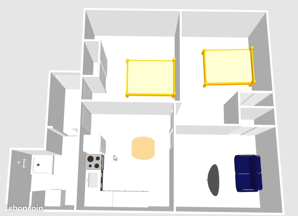 Appartement 3 pièces 45 m² · à Nantes · 45 m² · 799 €