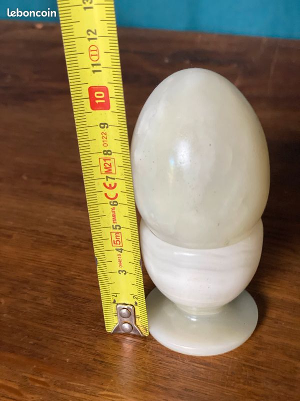 Coquetier et œuf en onyx (image 6)