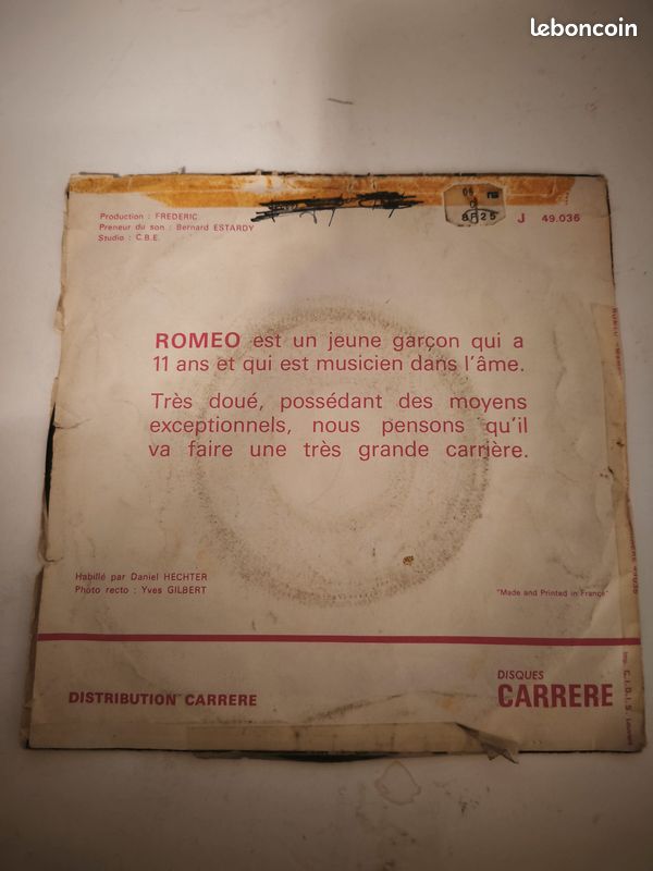 45T " Maman le petit Caruso Romeo (image 2)