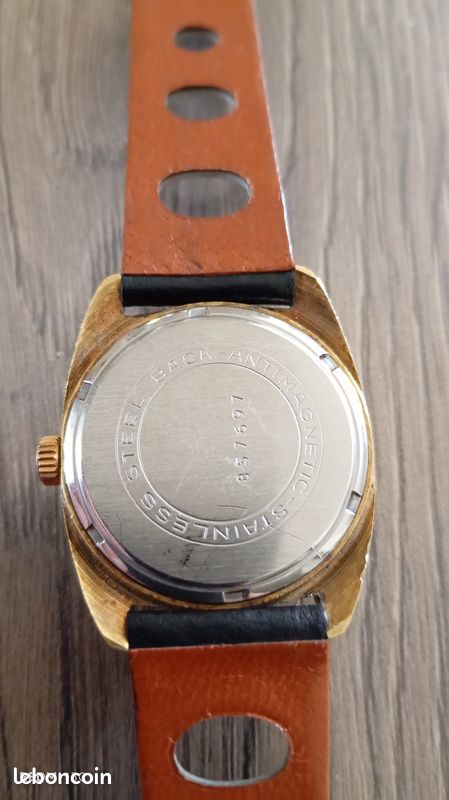 Couronne Remontoir Plaquée Or Pour Montre LIP - Neuve Sans Boîte