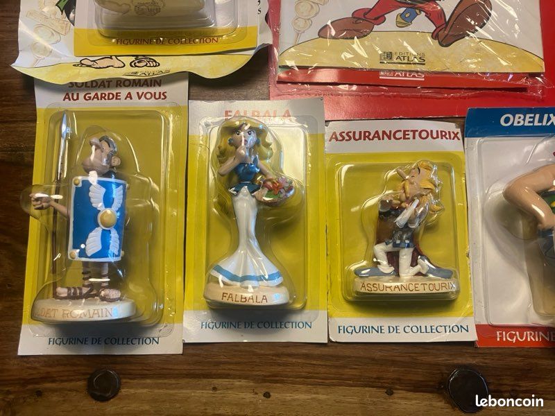 Lot figurines Astérix Atlas Plastoy 2000 résine (Obélix, Prolix…) - Collection