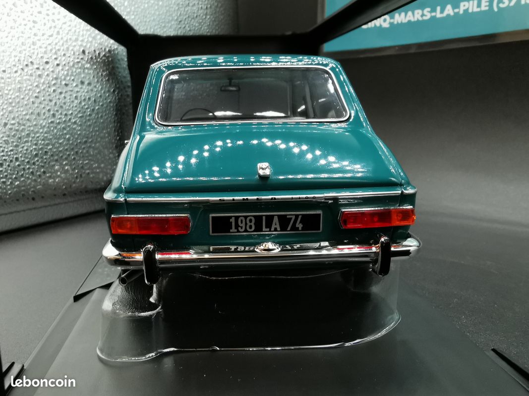 SIMCA 1100 GLS vert borodine de 1968 NOREV 1/18e ref 185754