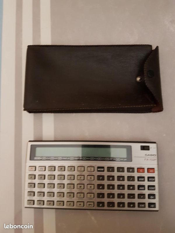 Casio fx-702p dans sa housse + Casio imprimante fp-10