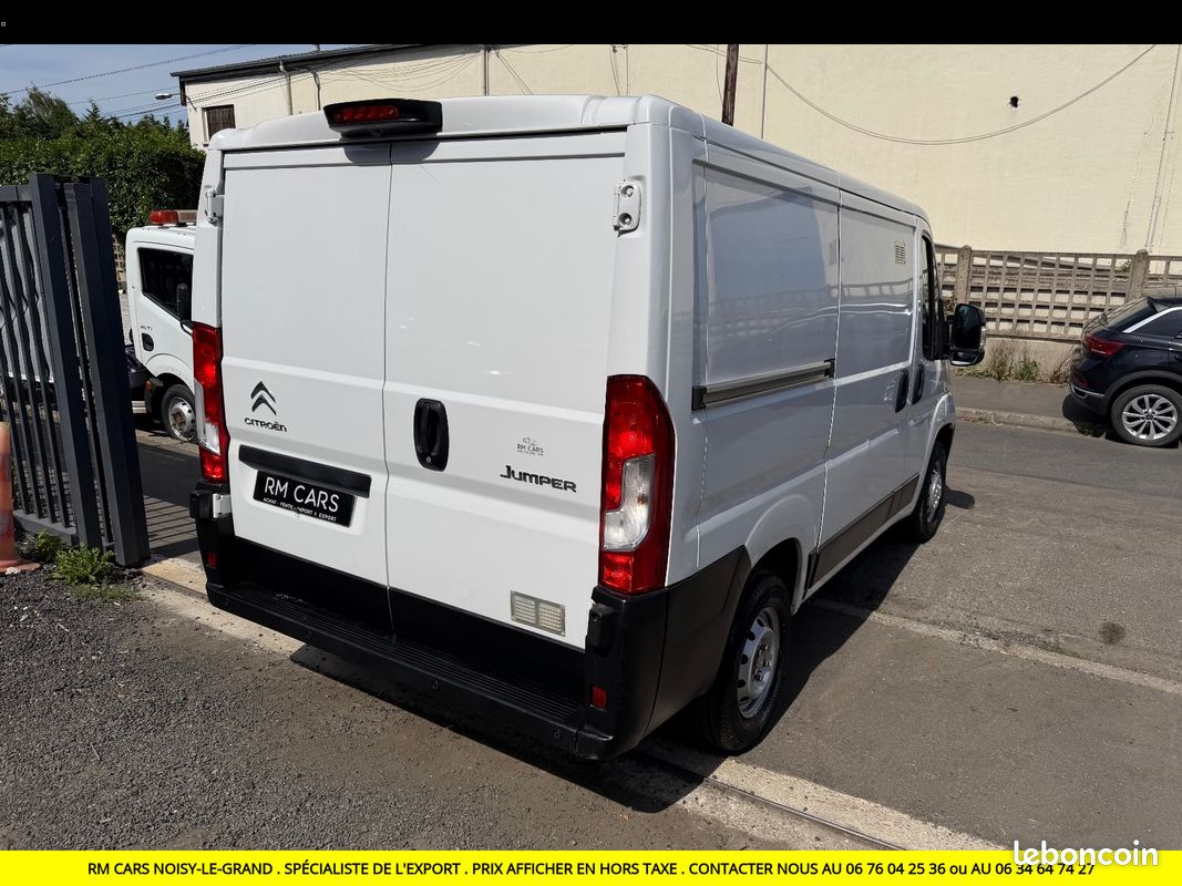 CITROEN JUMPER FOURGON TOLE 33 L1H1 BLUEHDi 140 SS BVM6 DRIVER EXPORT TUNISIE MAROC PRIX EN HT (image 5)