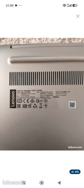 Lenovo IdeaPad 330 s 15 arr (image 4)