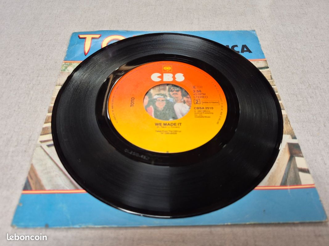 Vinyle 45t Toto (image 5)