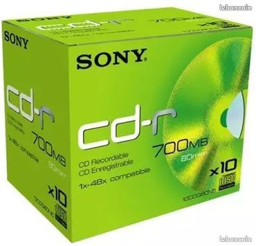 Lot de 10 CD-R SONY neufs (image 1)