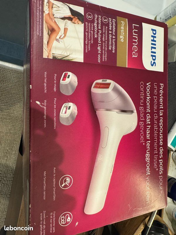 Epilateur Lumière Pulsée Philips Lumea Prestige BRI1959/00 - Occasion Ouvert Jamais Utilisé