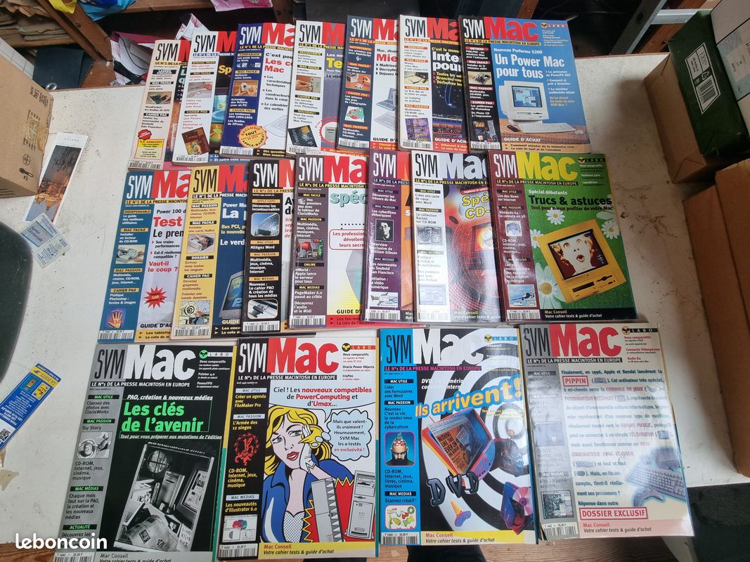Lot SVM Mac (1995–1998) – 18 numéros – PowerMac, Clones, Pippin, Apple Expo (image 1)