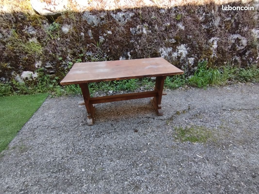 Petite table d'extérieur h 55 x 100 x 50 (image 2)