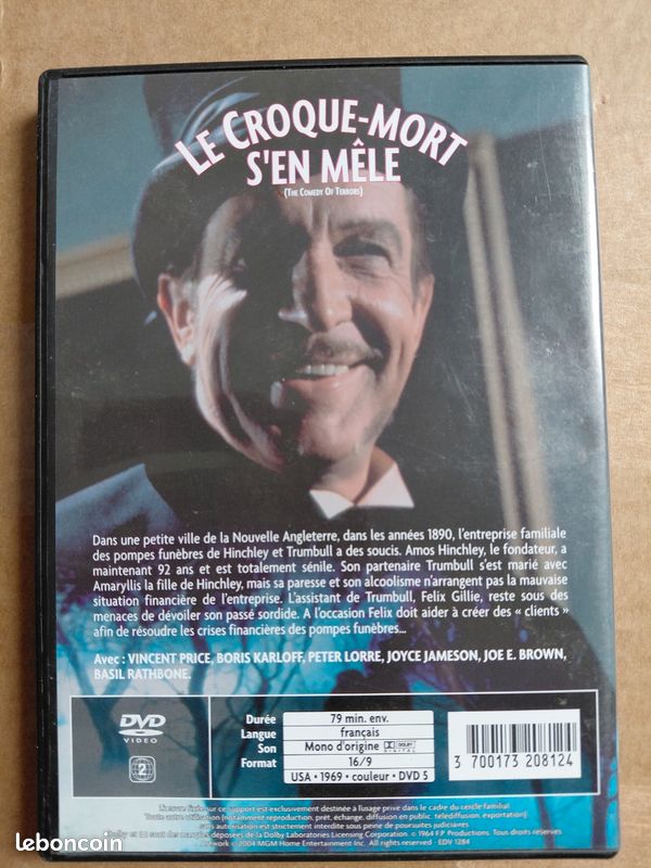 Dvd Le croque mort s'en mêle (image 2)