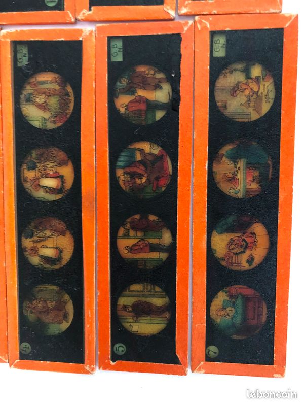 Lanterne Magique 1900 - Plaques De Verre Tauromachie + Lot De 5 Plaques (10 Vues)