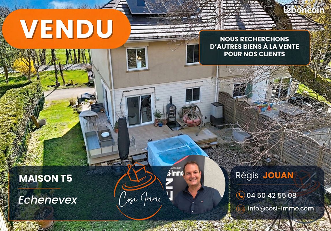 Maison 5 pièces 110 m² · à Échenevex · 110 m² · 625 000 €