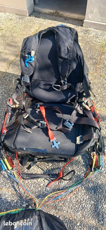 Pack parapente team 5 complet ideal pour dĂ©butant petite B ptv 70 /95 fourni avec secour et casque en cadeau đ (image 5)