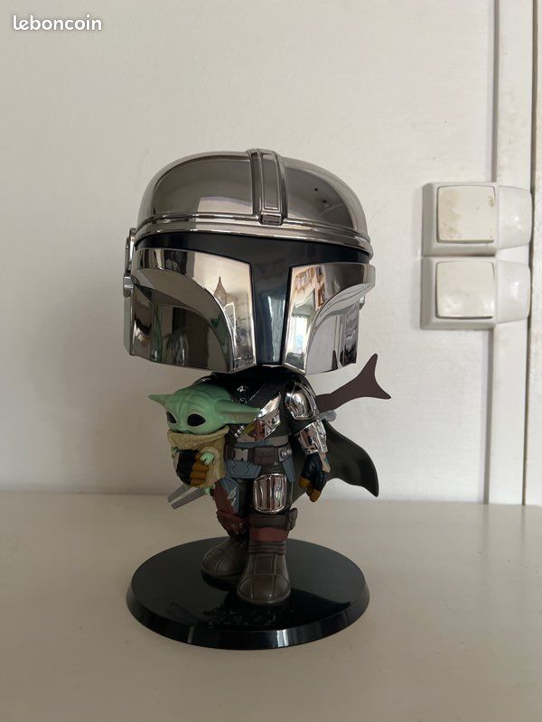 Figurine Pop The Mandalorian & Grogu (image 1)