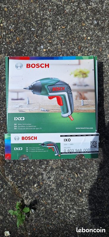 Visseuse BOSCH IXO sans fil, modèle 3.6V – 240V, en excellent état, très peu utilisée (image 1)