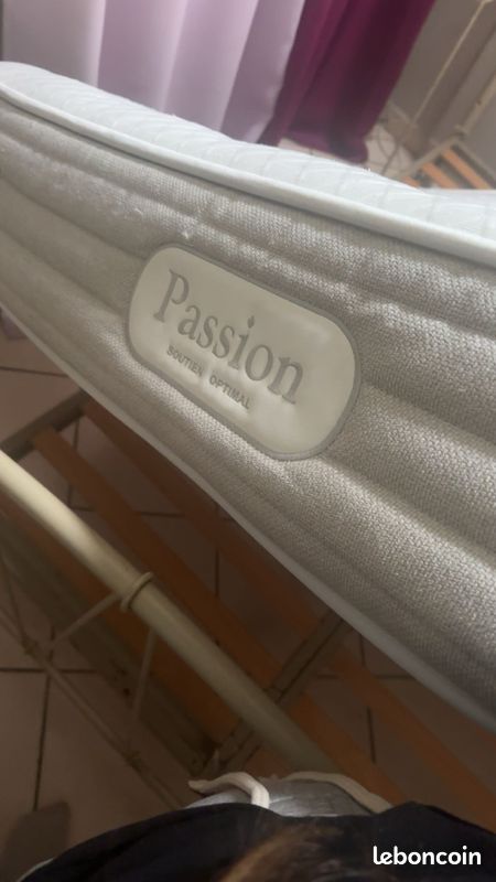Lit + sommier + matelas (image 5)