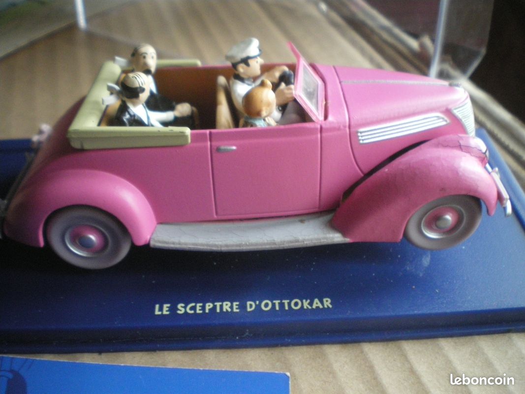 Miniature Atlas – Le Cabriolet Des Dupondt (Sceptre D'Ottokar) – 1/43 – Tintin