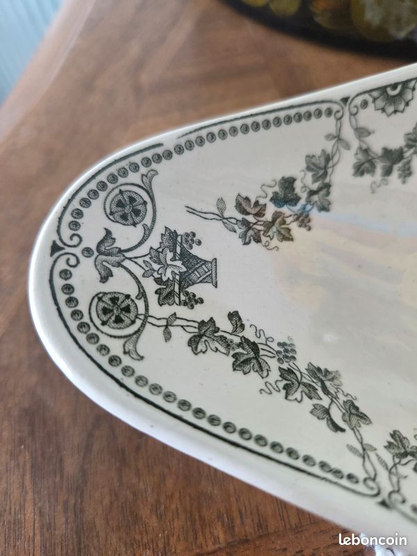Ravier vintage Badonviller – Faïence française (image 5)