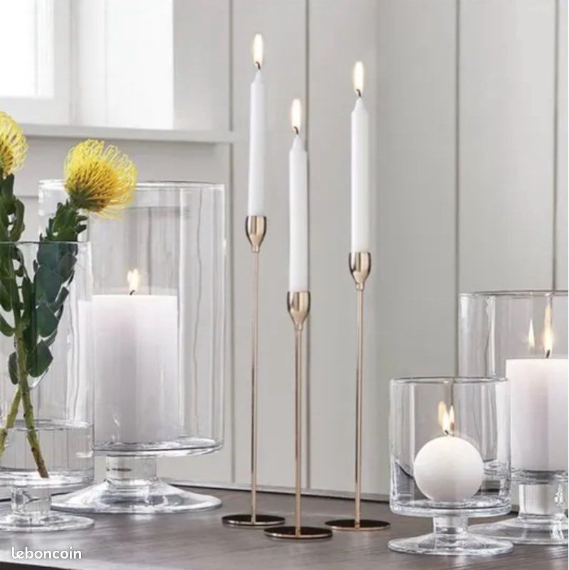 Sublime Trio chandelier or en métal (image 1)