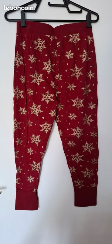 Bas de pyjama rouge (image 2)