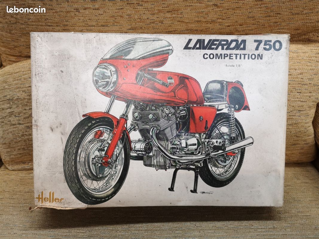 Maquette moto Laverda 750 competition 1/8 Heller (image 1)