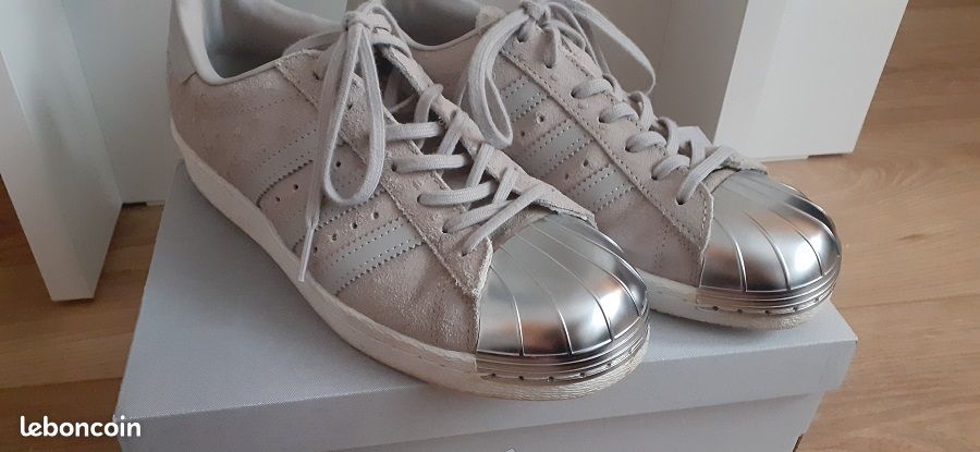 Chaussures Adidas Superstar Metal Toe Gris Chaussures Superstar