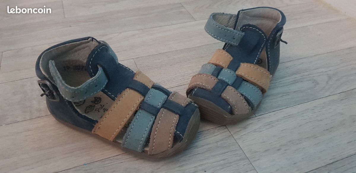 Sandales bleu T 19 (image 1)