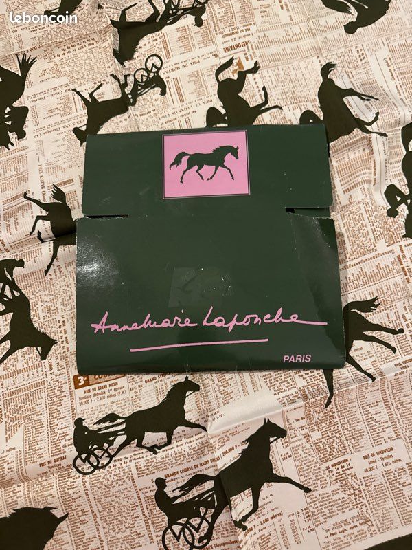 Foulard Carré Vintage 100% Soie, Vert, TBEG, 67 X 67 Cm