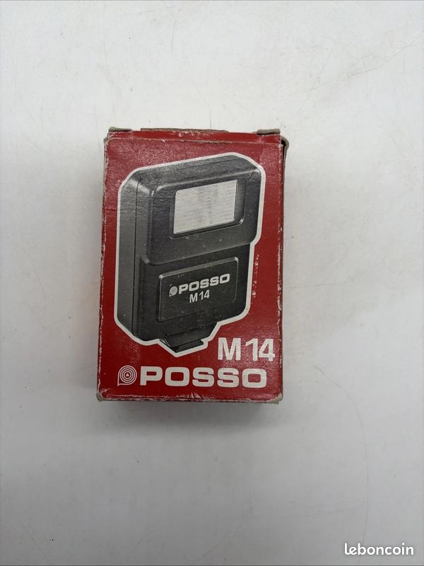 Flash Posso M14 Vintage Fonctionnel Boîte Photo Argentique Rétro 🖤 (image 6)