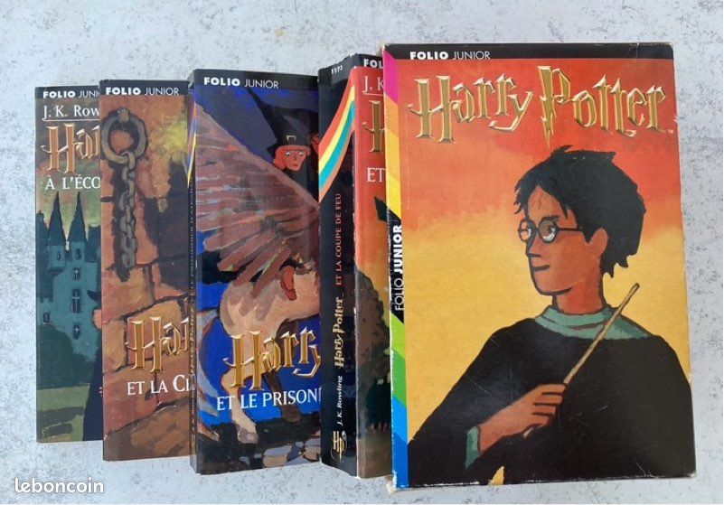 Coffret de 4 livres Harry Potter, JK Rowling, Folio junior (image 1)