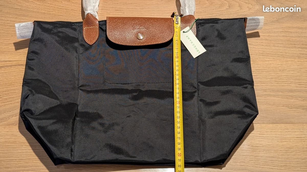 Sac cabas fourre-tout Longchamp Noir Taille L Neuf idéal pour les